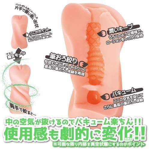 Toysheart - Brush Aperture Onahole (Beige) -  Masturbator Vagina (Non Vibration)  Durio.sg