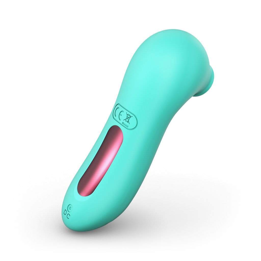 Tracy's Dog - C Cucumber Clitoral Air Stimulator Sucking Vibrator (Tiffany Blue) -  Clit Massager (Vibration) Rechargeable  Durio.sg
