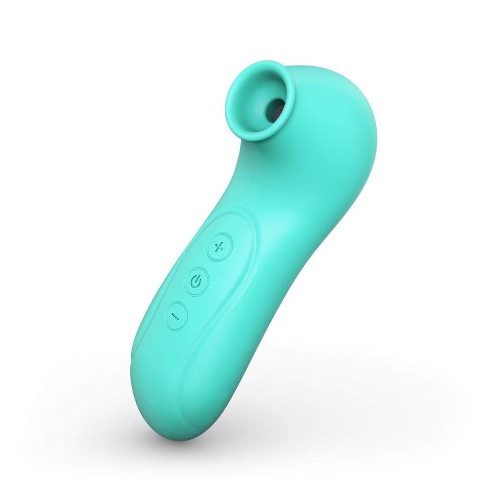 Tracy&#39;s Dog - C Cucumber Clitoral Air Stimulator Sucking Vibrator (Tiffany Blue) -  Clit Massager (Vibration) Rechargeable  Durio.sg