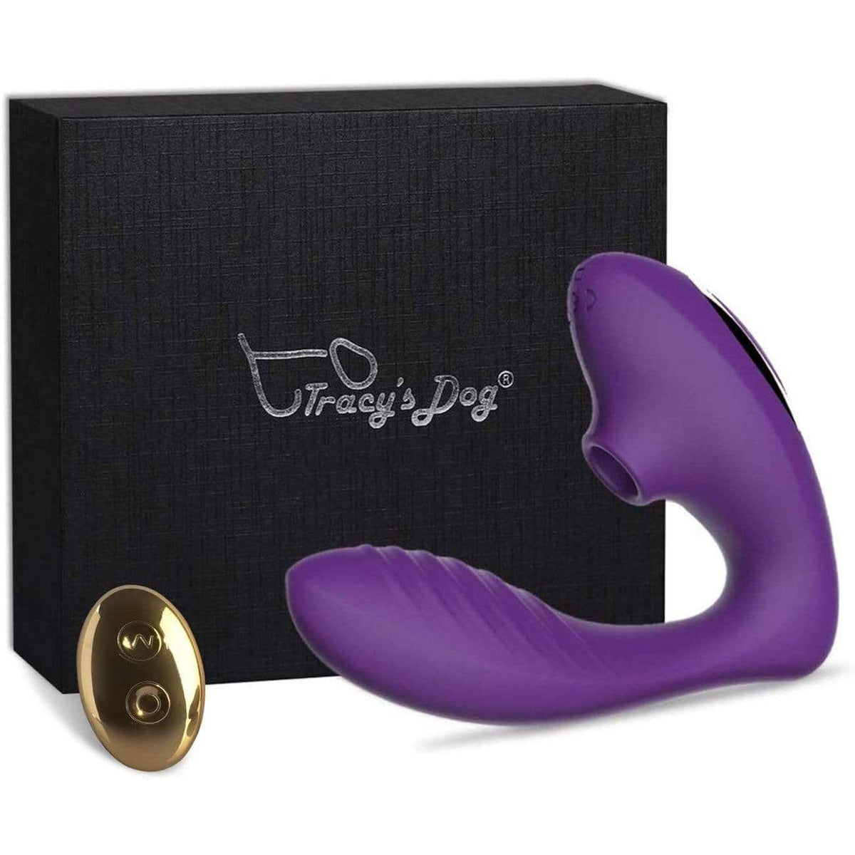 Tracy's Dog - Clitoral Air Stimulator Sucking Vibrator with Remote OG Pro 2 (Purple) -  Clit Massager (Vibration) Rechargeable  Durio.sg