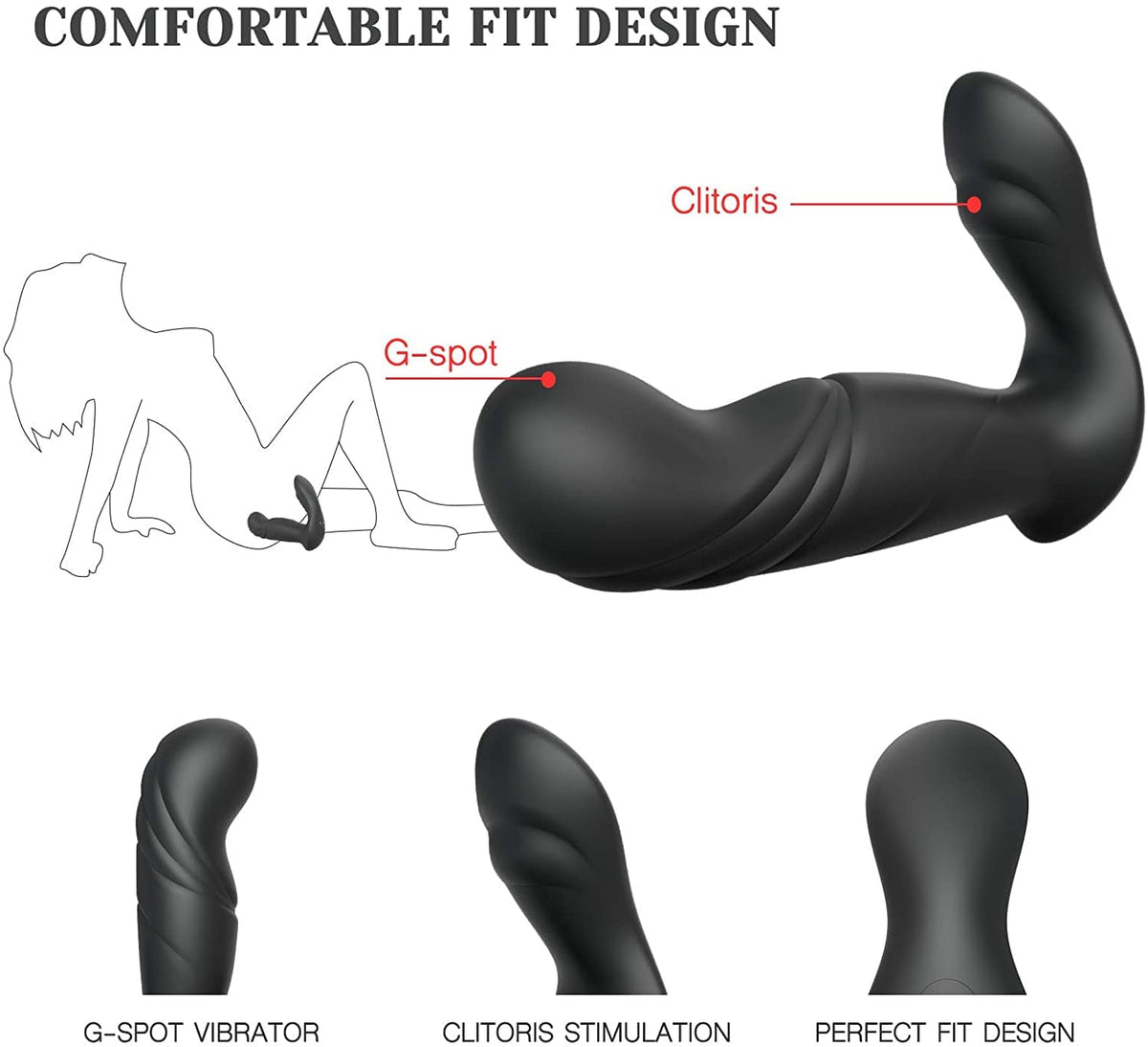 Tracy's Dog - Lucky 7 Prostate Massager with Remote Control (Black) -  Prostate Massager (Vibration) Rechargeable  Durio.sg