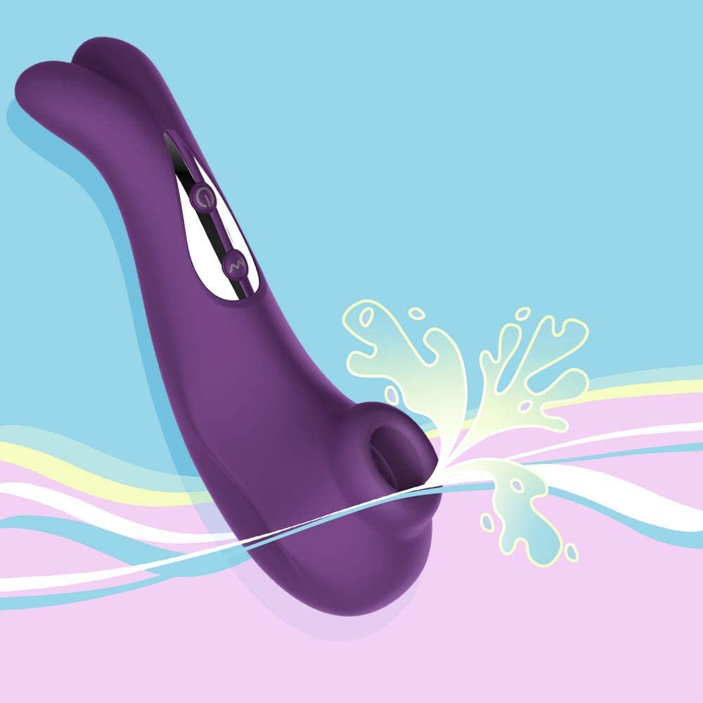 Tracy's Dog - P Cat Clitoral Air Stimulator Sucking Vibrator (Purple) -  Clit Massager (Vibration) Rechargeable  Durio.sg