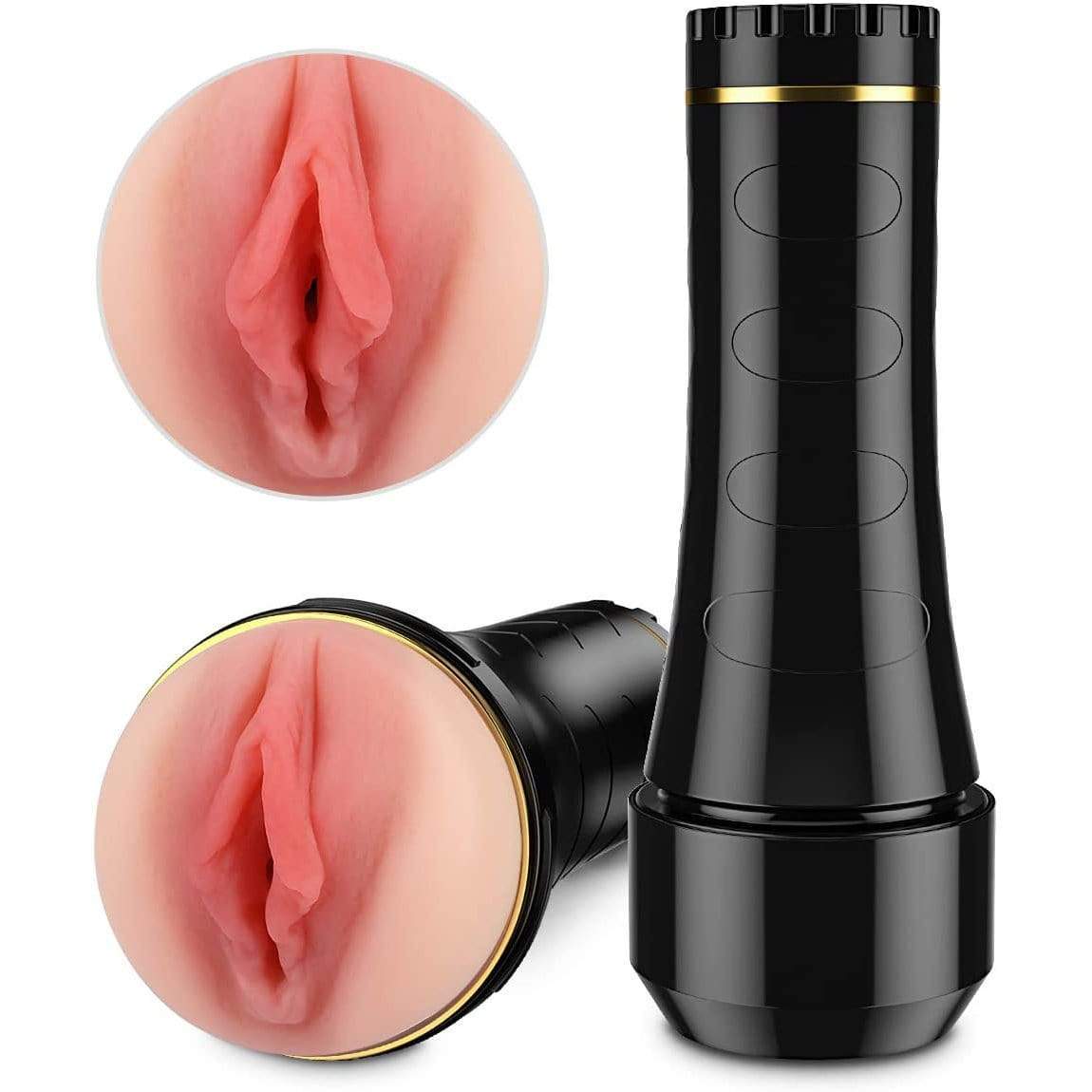 Tracy's Dog - Pocket Pussy Male Masturbators Cup (Black) -  Masturbator Vagina (Non Vibration)  Durio.sg