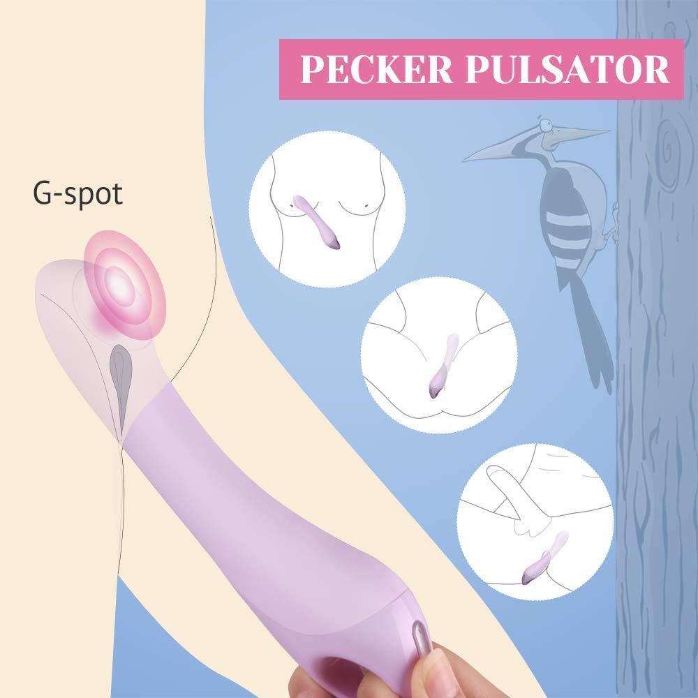 Tracy's Dog - Rechargeable G Spot Vibrator Pulsator (Purple) -  G Spot Dildo (Vibration) Rechargeable  Durio.sg