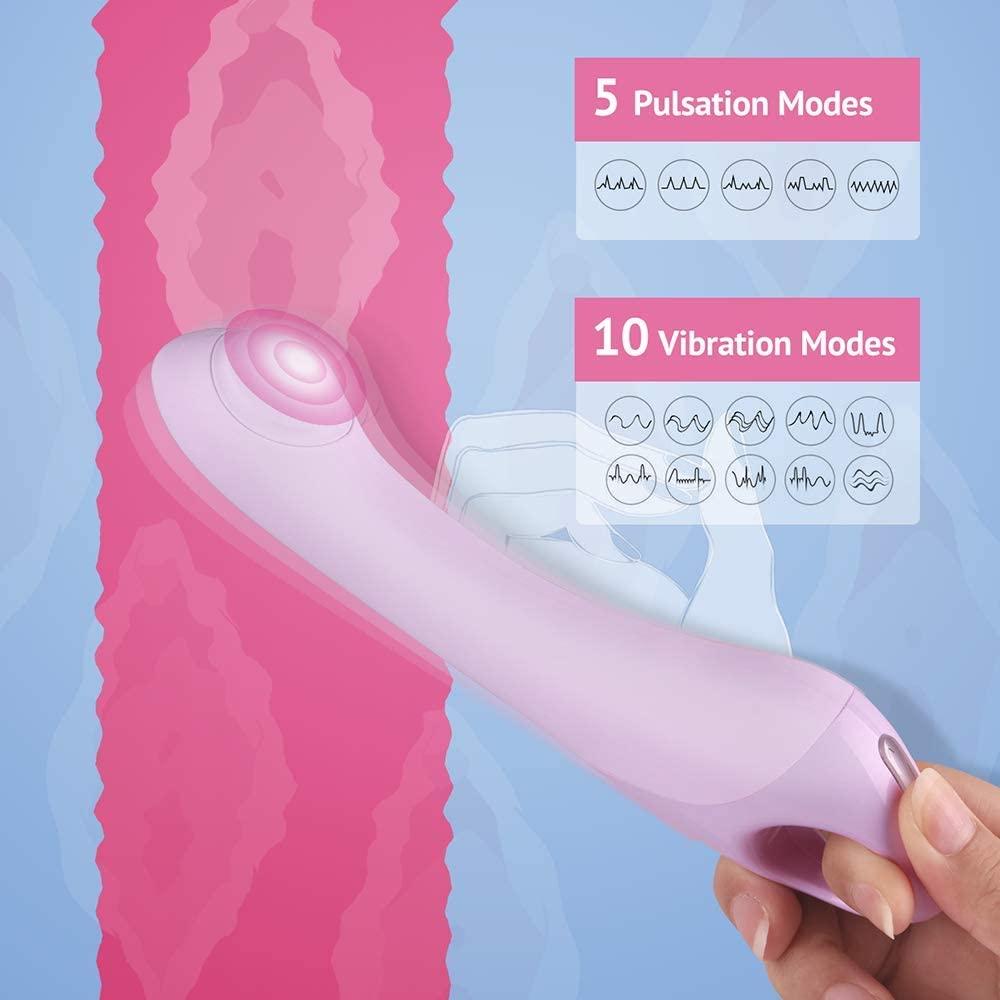 Tracy's Dog - Rechargeable G Spot Vibrator Pulsator (Purple) -  G Spot Dildo (Vibration) Rechargeable  Durio.sg