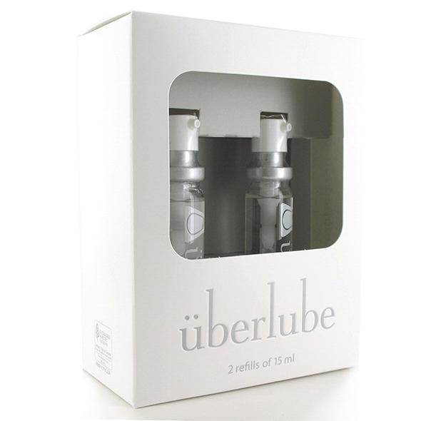 Uberlube - Silicone Lubricant Travel 2 Refills 15ml (Clear) -  Lube (Silicone Based)  Durio.sg