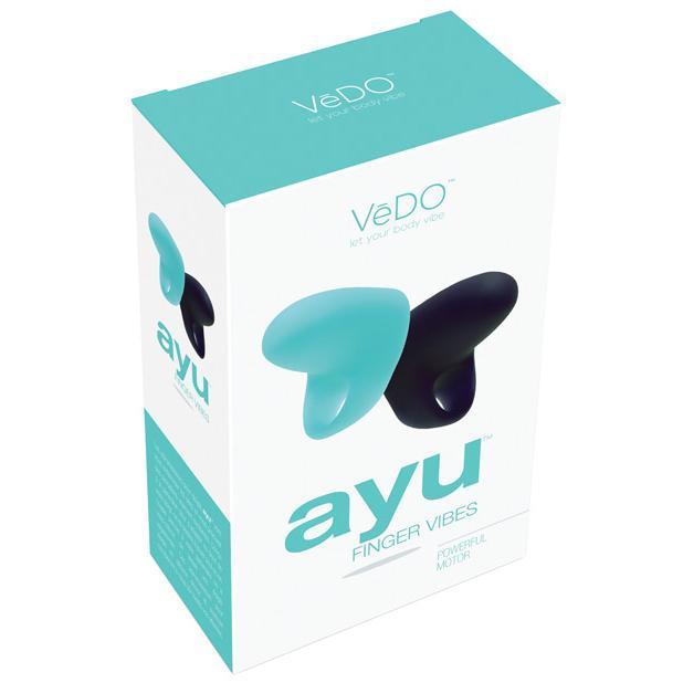VeDO - Ayu Mini Finger Vibe Pair (Black &amp; Tease Me Turquoise) -  Clit Massager (Vibration) Non Rechargeable  Durio.sg