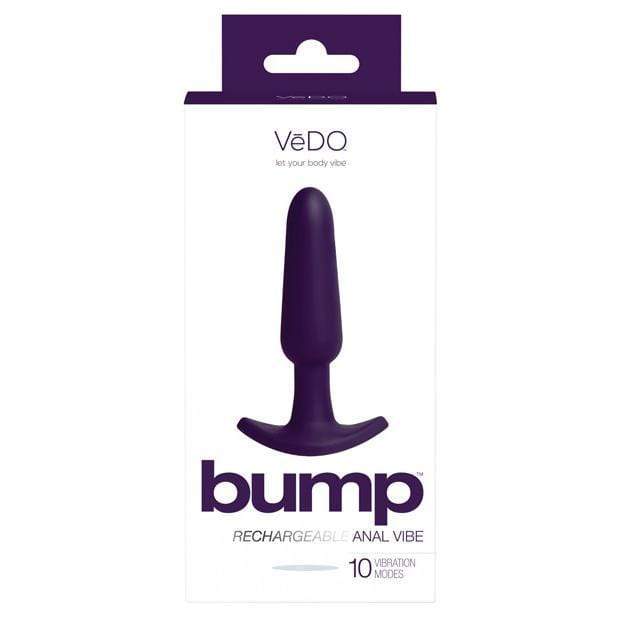 VeDO - Bump Rechargeable Anal Vibe (Deep Purple) -  Anal Plug (Vibration) Rechargeable  Durio.sg