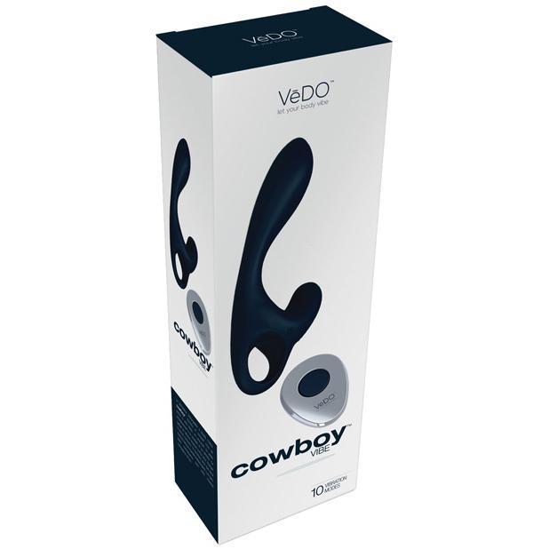 VeDO - Cowboy Rechargeable Vibrating Prostate Massager (Just Black) -  Prostate Massager (Vibration) Rechargeable  Durio.sg