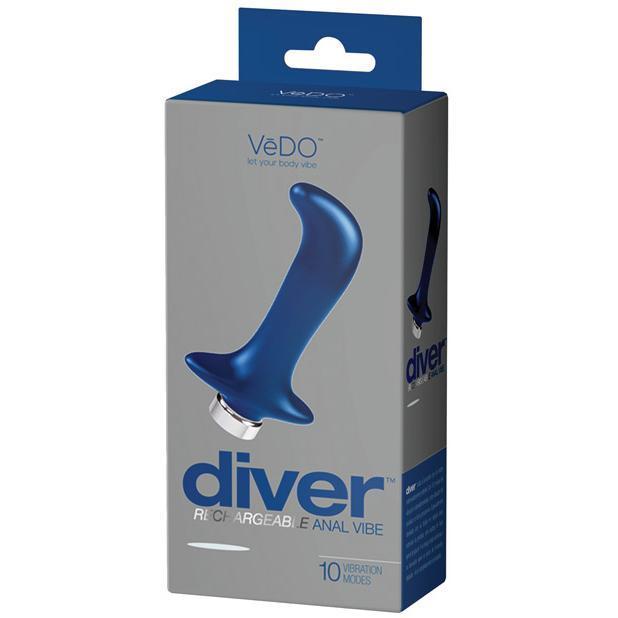 VeDO - Diver Rechargeable Vibrating Prostate Massager (Midnight Madness) -  Prostate Massager (Vibration) Rechargeable  Durio.sg
