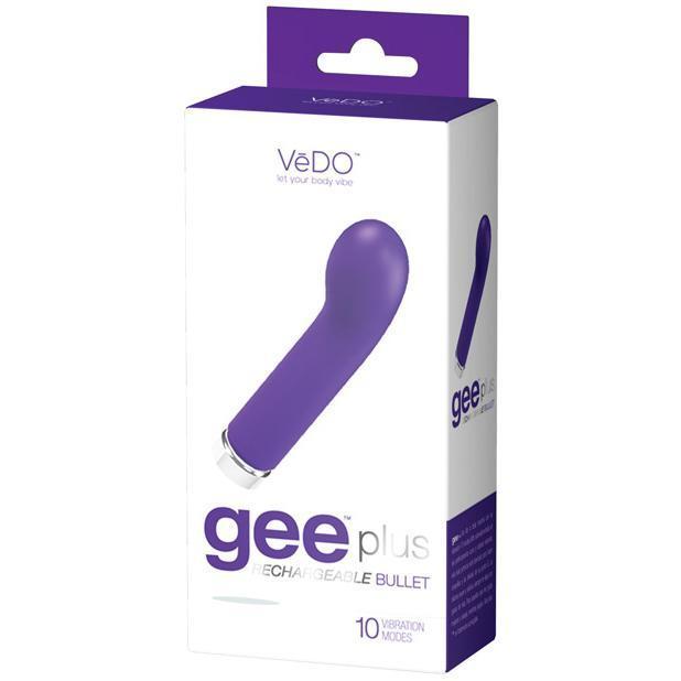 VeDO - Gee Plus Rechargeable G-Spot Vibrator (Into You Indigo) -  G Spot Dildo (Vibration) Rechargeable  Durio.sg