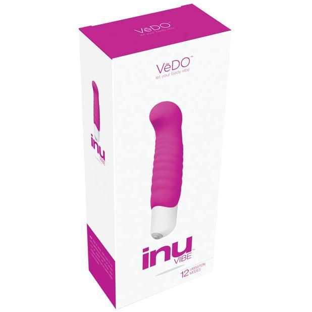 VeDO - Inu Mini G-Spot Vibrator (Hot in Bed Pink) -  G Spot Dildo (Vibration) Non Rechargeable  Durio.sg
