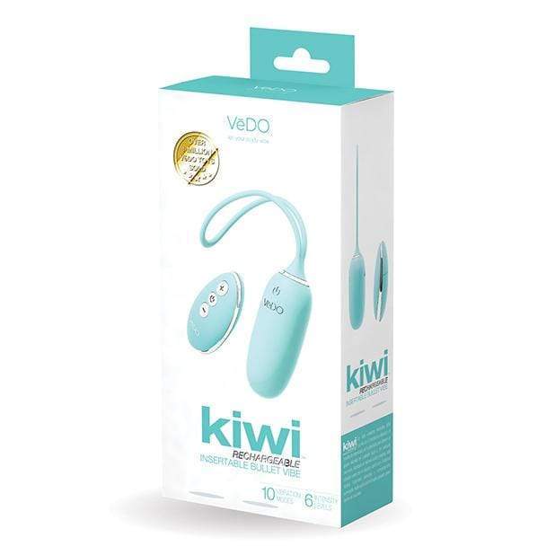 VeDO - Kiwi Remote Control Rechargeable Egg Vibrator (Tease Me Turquoise) -  Wireless Remote Control Egg (Vibration) Rechargeable  Durio.sg