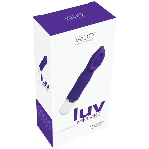 VeDO - Luv Mini Vibe Clit Massager (Into You Indigo) -  Clit Massager (Vibration) Non Rechargeable  Durio.sg