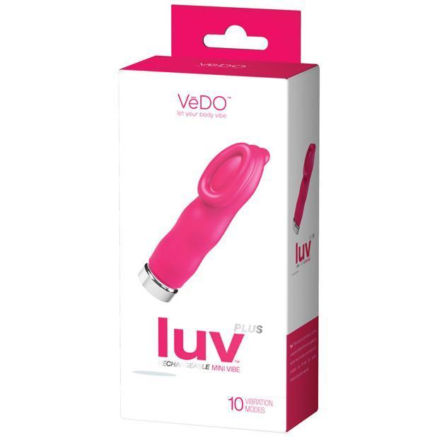 VeDO - Luv Plus Rechargeable Clit Massager (Foxy Pink) -  Clit Massager (Vibration) Rechargeable  Durio.sg