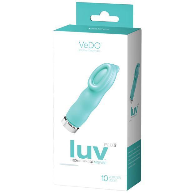 VeDO - Luv Plus Rechargeable Clit Massager (Tease Me Turquoise) -  Clit Massager (Vibration) Rechargeable  Durio.sg