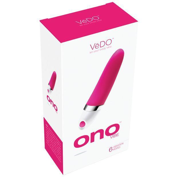 VeDO - Ono Pleasure Vibrator (Foxy Pink) -  Non Realistic Dildo w/o suction cup (Vibration) Non Rechargeable  Durio.sg