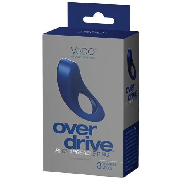 VeDO - Overdrive Rechargeable Vibrating Cock Ring (Midnight Madness) -  Silicone Cock Ring (Vibration) Rechargeable  Durio.sg