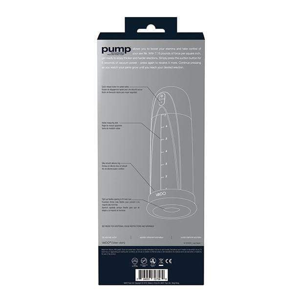 VeDO - Pump Rechargeable Vacuum Penis Pump (Just Black) -  Penis Pump (Vibration) Rechargeable  Durio.sg