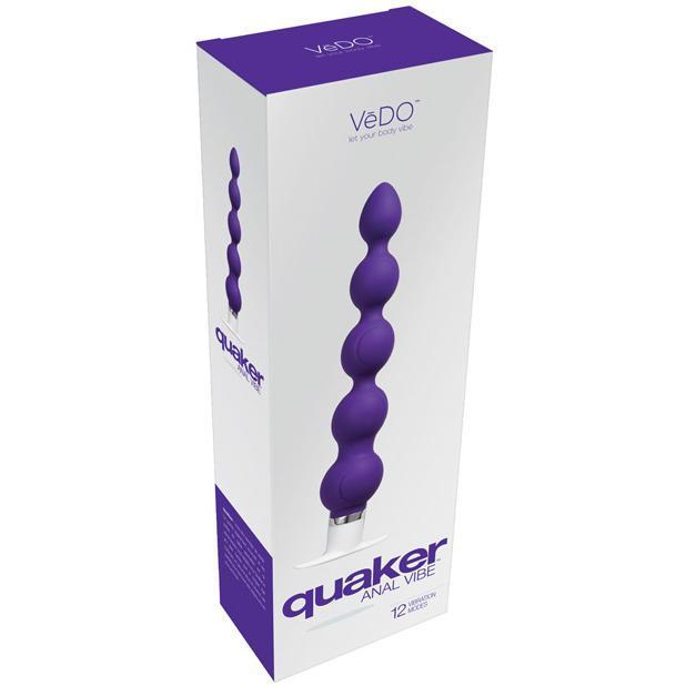 VeDO - Quaker Anal Vibrating Beads (Into You Indigo) -  Anal Beads (Vibration) Non Rechargeable  Durio.sg