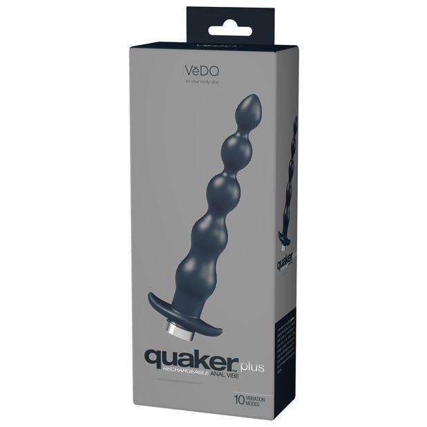 VeDO - Quaker Plus Anal Vibrating Beads (Black) -  Anal Beads (Vibration) Rechargeable  Durio.sg