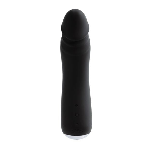 VeDO - Rialto Rechargeable Realistic Vibrator (Black Pearl) -  Realistic Dildo w/o suction cup (Vibration) Rechargeable  Durio.sg