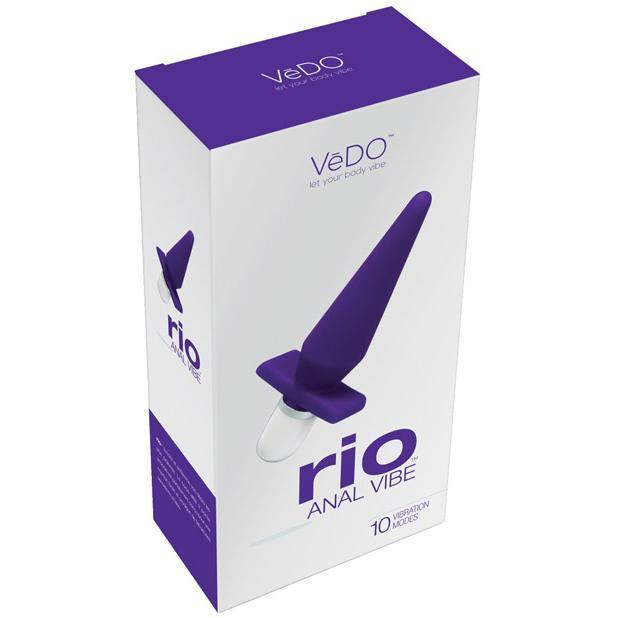 VeDO - Rio Anal Vibrating Butt Plug (Into You Indigo) -  Anal Plug (Vibration) Non Rechargeable  Durio.sg