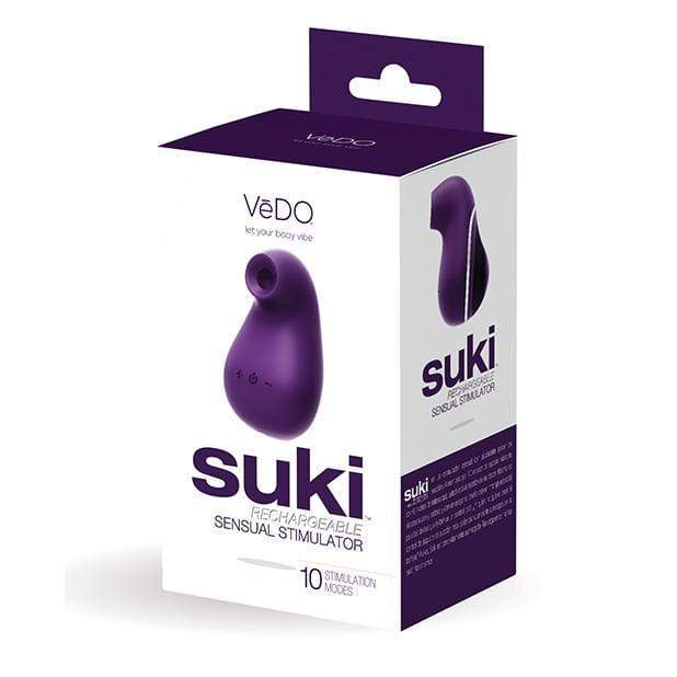 VeDO - Suki Rechargeable Sensual Vibrating Sucker (Purple) -  Clit Massager (Vibration) Rechargeable  Durio.sg