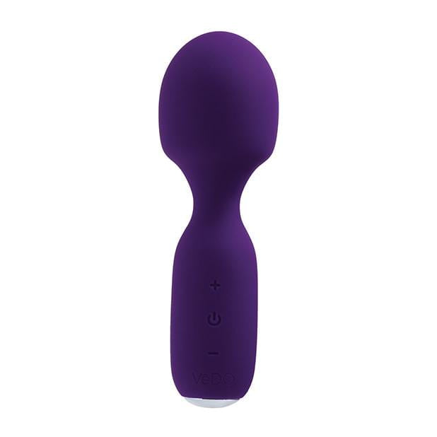 VeDO - Wini Rechargeable Mini Wand Massager (Deep Purple) -  Mini Wand Massagers (Vibration) Rechargeable  Durio.sg