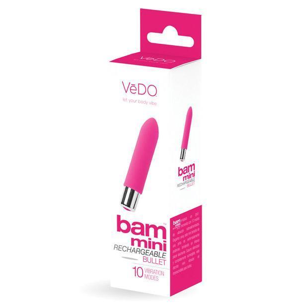 VeDo - Bam Mini Rechargeable Bullet Vibrator (Foxy Pink) -  Bullet (Vibration) Rechargeable  Durio.sg