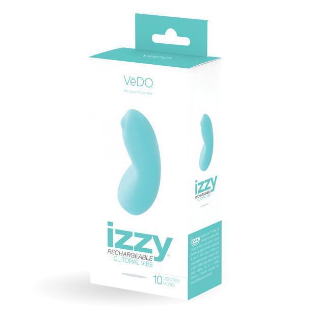 VeDo - Izzy Rechargeable Clitoral Massager (Turquoise) -  Clit Massager (Vibration) Rechargeable  Durio.sg