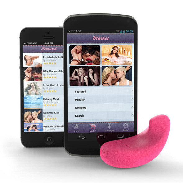 Vibease - iPhone &amp; Android Vibrator (Pink) -  Panties Massager Remote Control (Vibration) Rechargeable  Durio.sg