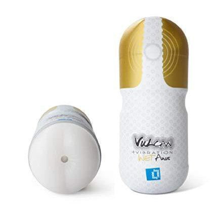 Vulcan - Vibrating Wet Anus Masturbator -  Masturbator Reusable Cup (Vibration) Non Rechargeable  Durio.sg