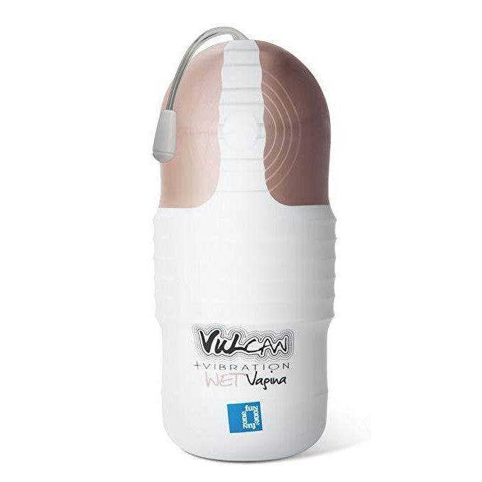 Vulcan - Vibrating Wet Vagina Masturbator -  Masturbator Reusable Cup (Vibration) Non Rechargeable  Durio.sg