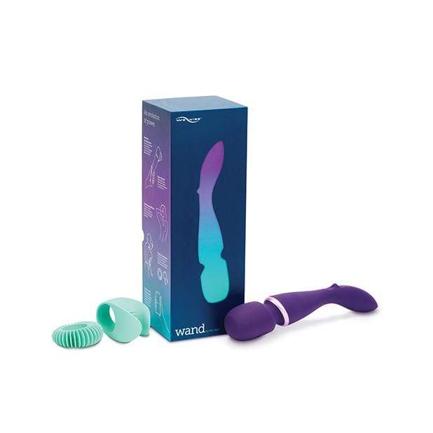 WE VIBE - App-Controlled Wand Massager with Two Attachments (Purple) -  Wand Massagers (Vibration) Rechargeable  Durio.sg