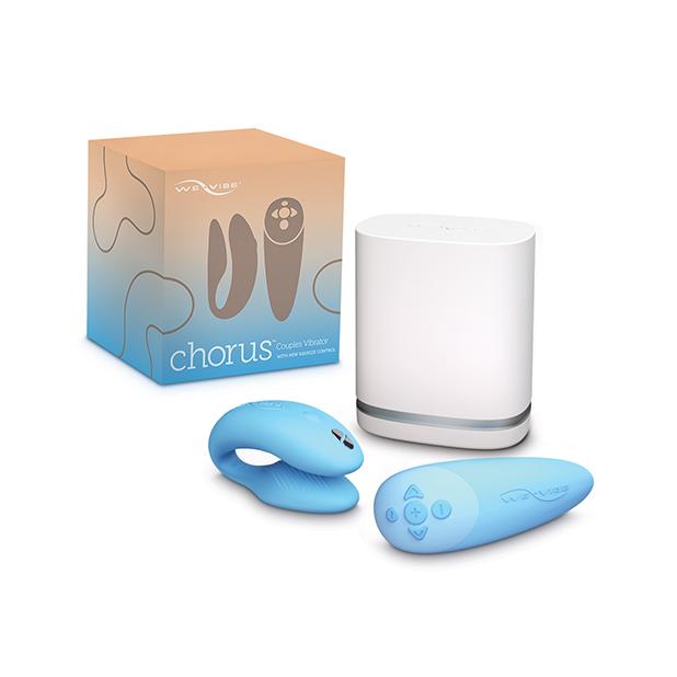 WE VIBE - Chorus App-Controlled Couples Vibrator (Blue) -  Couple's Massager (Vibration) Rechargeable  Durio.sg