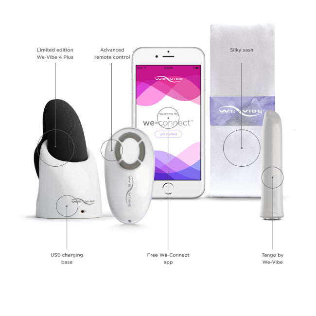 We-Vibe - Passionate Play Collection Couple's Vibrator Gift Set (Black) -  Remote Control Couple's Massager (Vibration) Rechargeable  Durio.sg