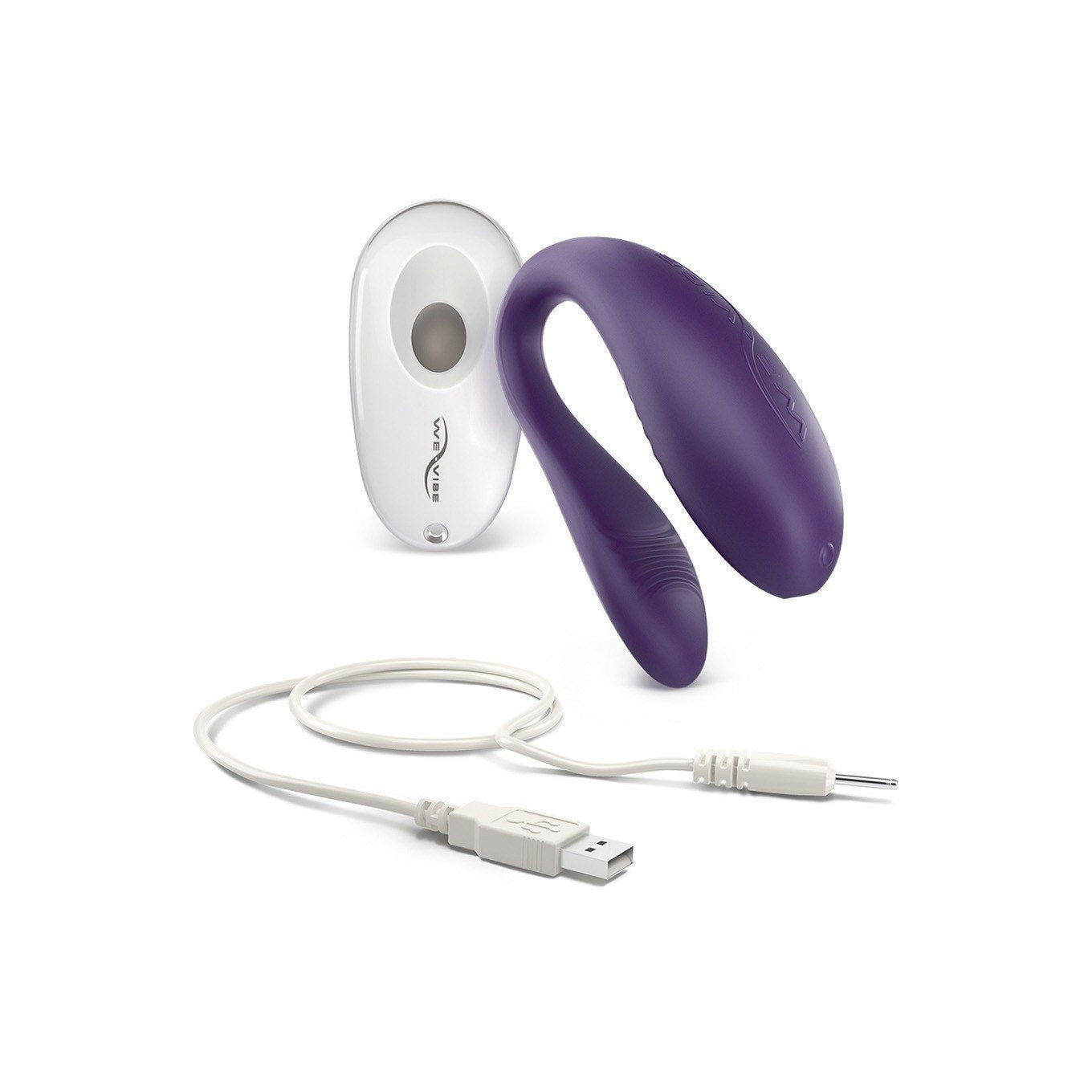 We-Vibe - Unite 2 Couples' Vibrator (Purple) -  Remote Control Couple's Massager (Vibration) Rechargeable  Durio.sg