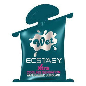 Wet - Ecstasy Xtra Cooling Sensation Water Based Lubricant 10ml (Green) -  Lube (Water Based)  Durio.sg
