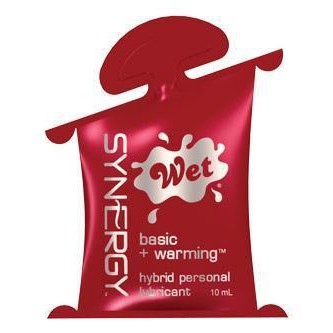 Wet - Synergy Basic + Warming Hybrid Personal Lubricant 10ml (Red) -  Warming Lube  Durio.sg
