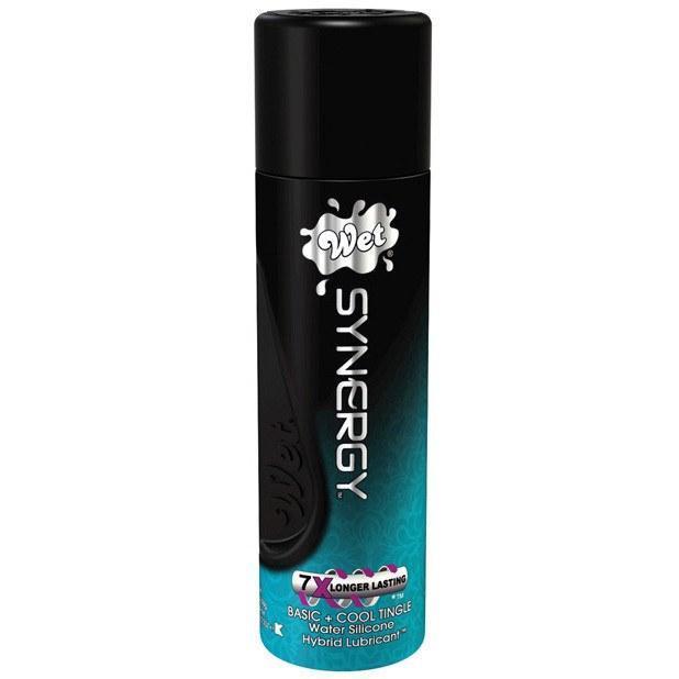 Wet - Synergy Cooling Tingle 3.3 oz Bottle (Clear) -  Lube (Silicone Based)  Durio.sg