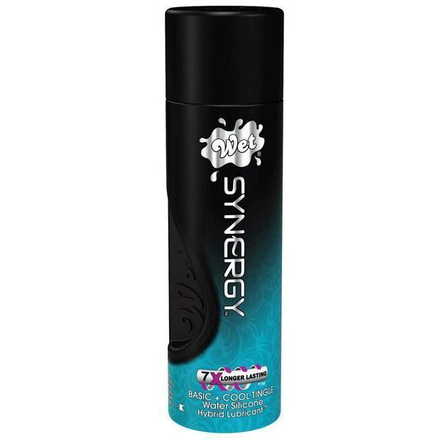 Wet - Synergy Cooling Tingle Water Silicone Hybrid Lube 9.9 oz (Clear) -  Cooling Lube  Durio.sg