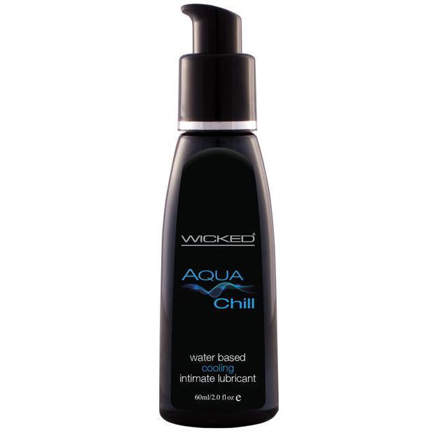 Wicked - Aqua Chill Waterbased Cooling Lubricant 2oz -  Cooling Lube  Durio.sg