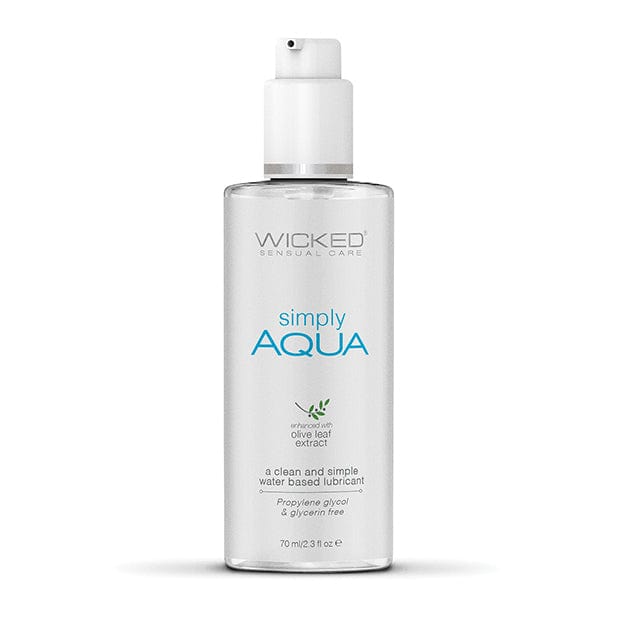 Wicked - Sensual Care Simply Aqua Water Based Lubricant 2.3 oz -  Lube (Water Based)  Durio.sg