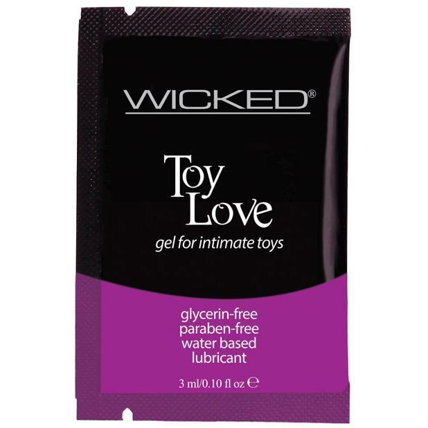 Wicked - Toy Love Water Based Lubricant 3 ml (Lube) -  Lube (Water Based)  Durio.sg
