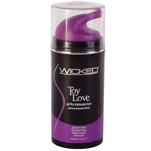 Wicked - Toy Love Waterbased Lubricant 3.3 oz (Lube) -  Lube (Water Based)  Durio.sg
