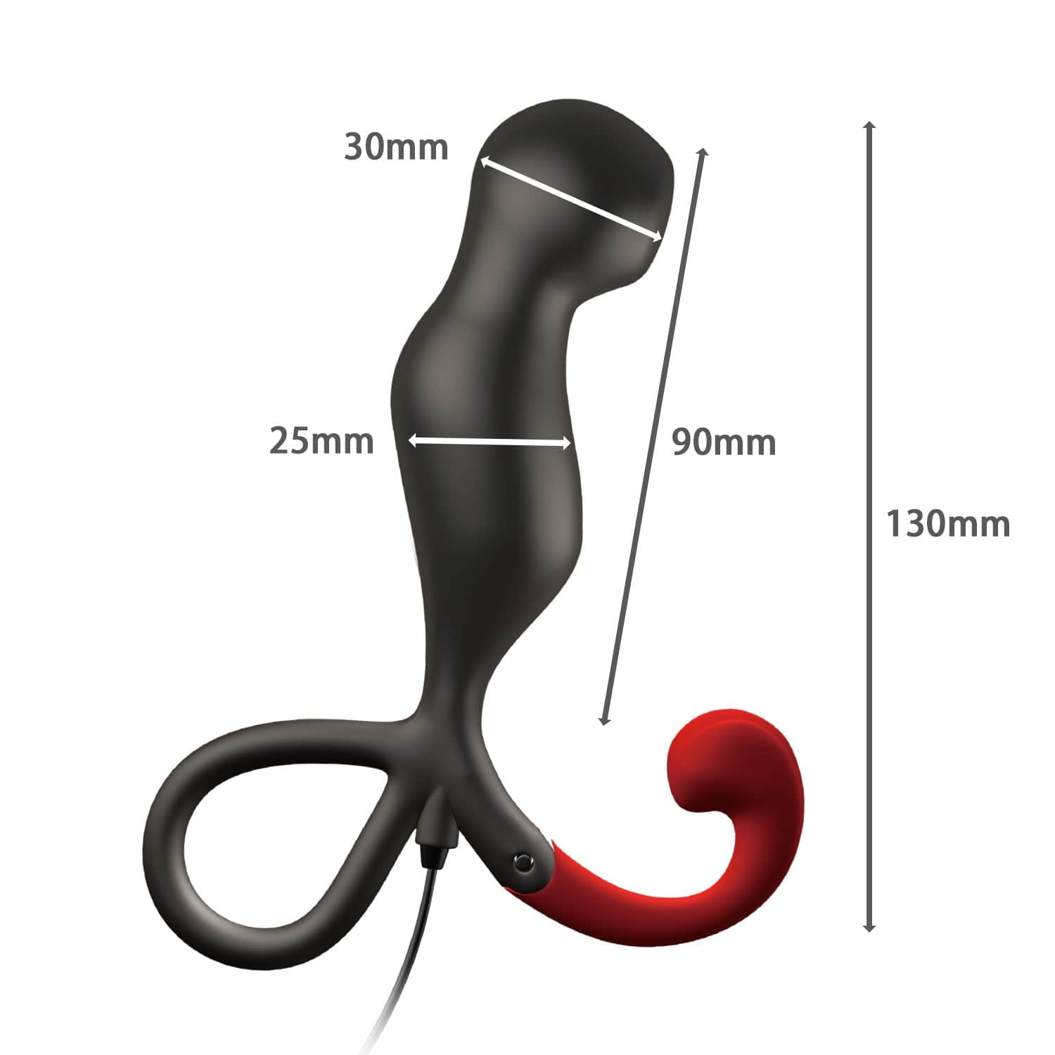 Wild One - Enemable R Type 4 Remote Control Prostate Massager (Black) -  Prostate Massager (Vibration) Non Rechargeable  Durio.sg