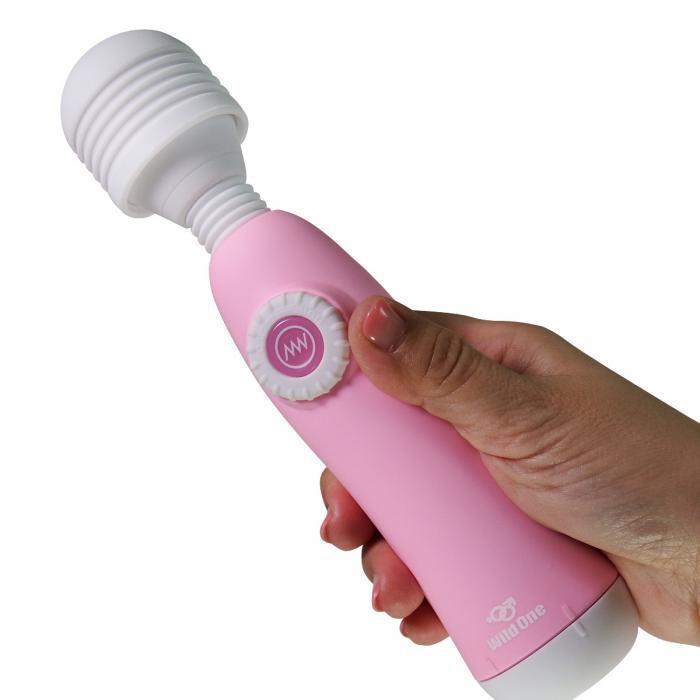 Wild One - Pink Dema 3 Wand Massager (Pink) -  Wand Massagers (Vibration) Non Rechargeable  Durio.sg