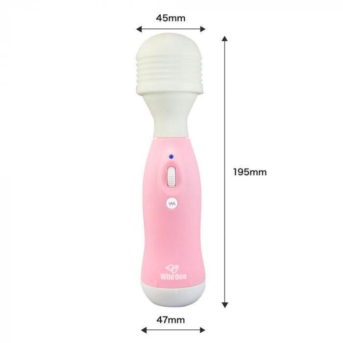 Wild One - Pink Denma 2 Plus Clit Massager (Pink) -  Wand Massagers (Vibration) Non Rechargeable  Durio.sg