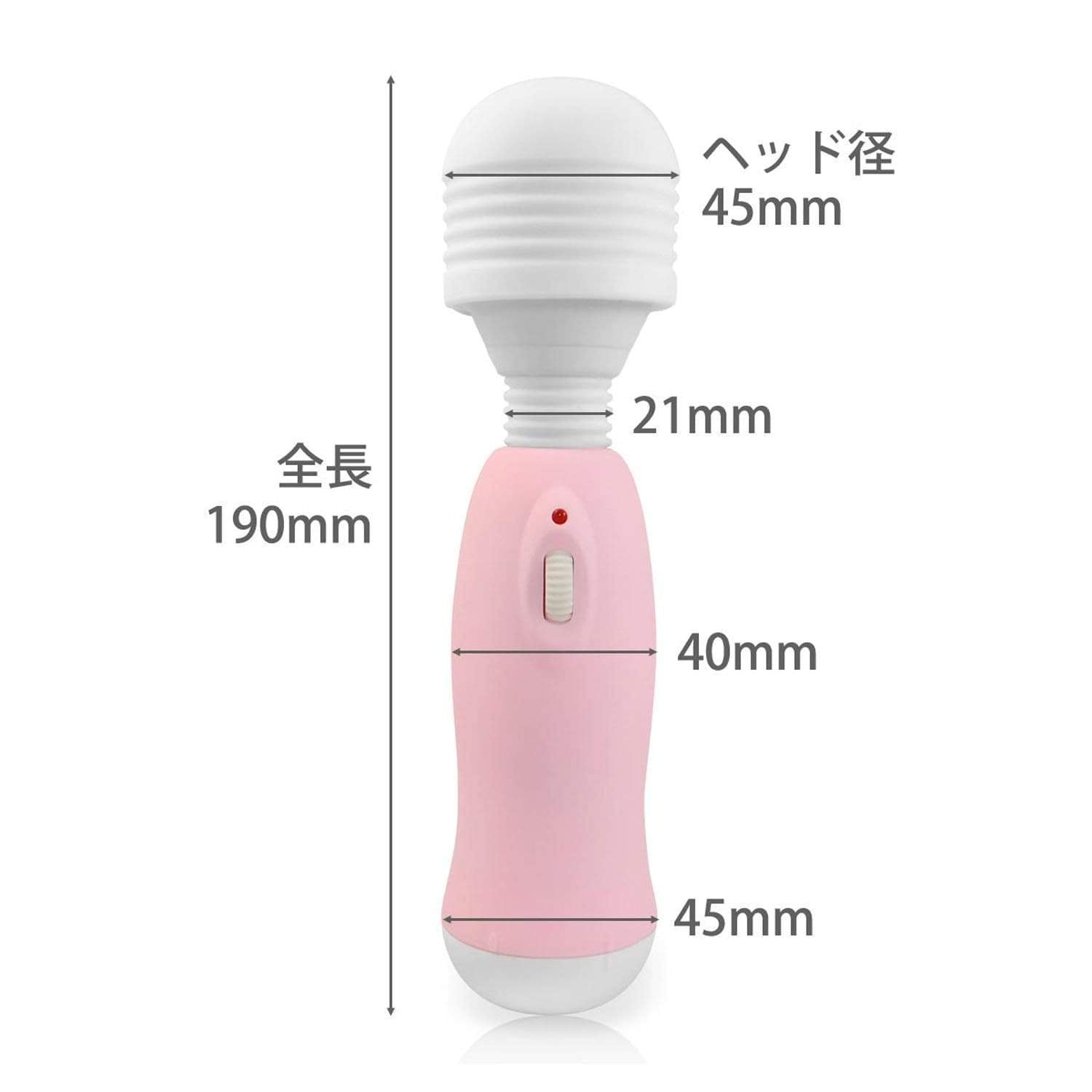 Wild One - Pink Denma 2 Wand Massager (Pink) -  Wand Massagers (Vibration) Non Rechargeable  Durio.sg